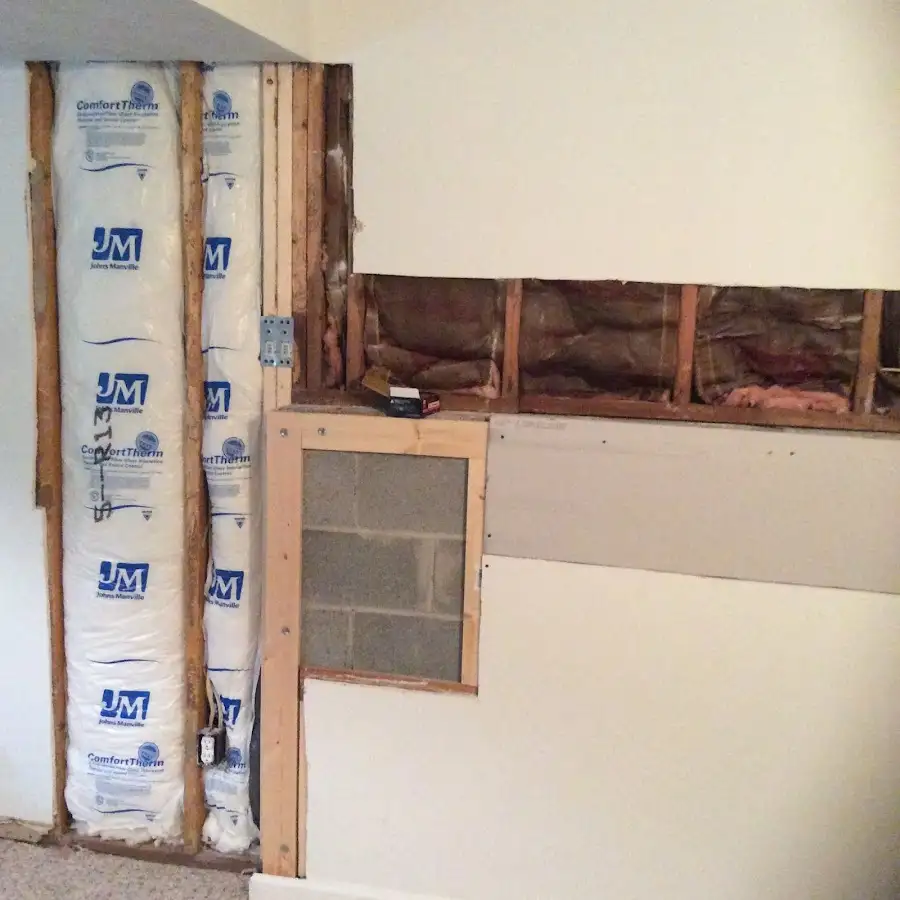 Wall insulation replacement during Odor Removal & Deodorization in Monticello
